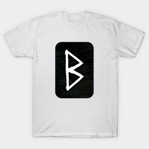 Berkana | Elder Futhark Runes T-Shirt by wildtribe